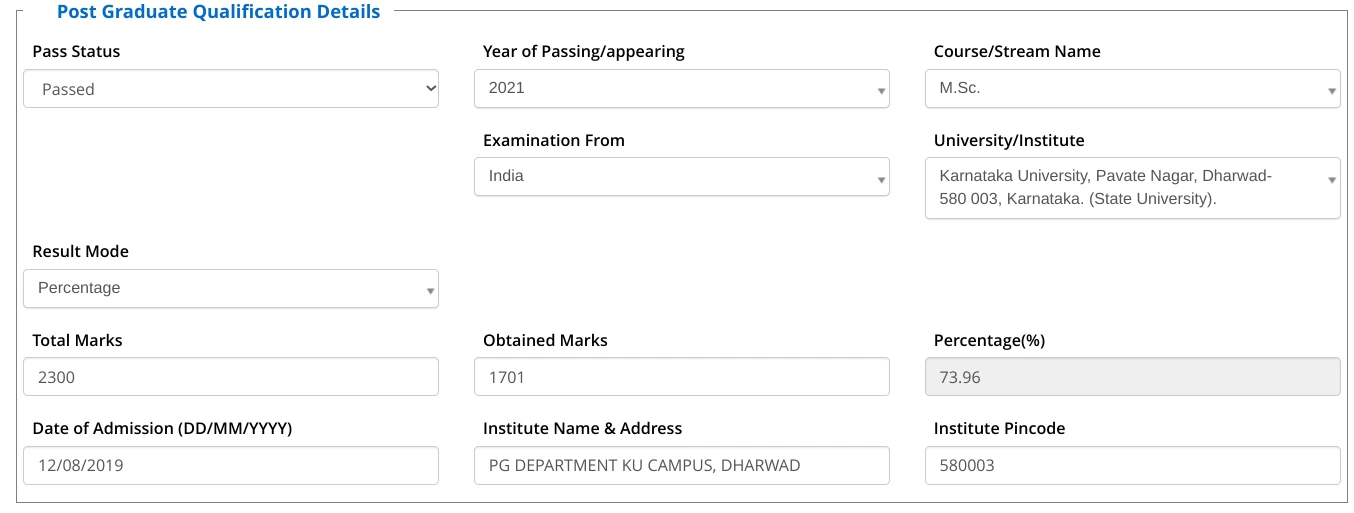 CSIR NET Application Form- How to Apply - 11