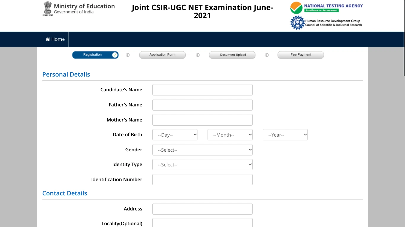 CSIR NET Application Form- How to Apply - 5