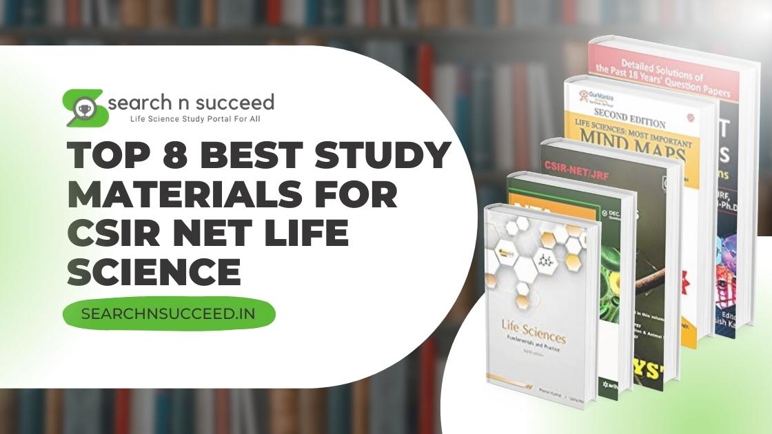 Top 8 Best Study Materials For CSIR NET Life Science